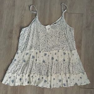 Marianne Floral Tiered Spaghetti Strap Top